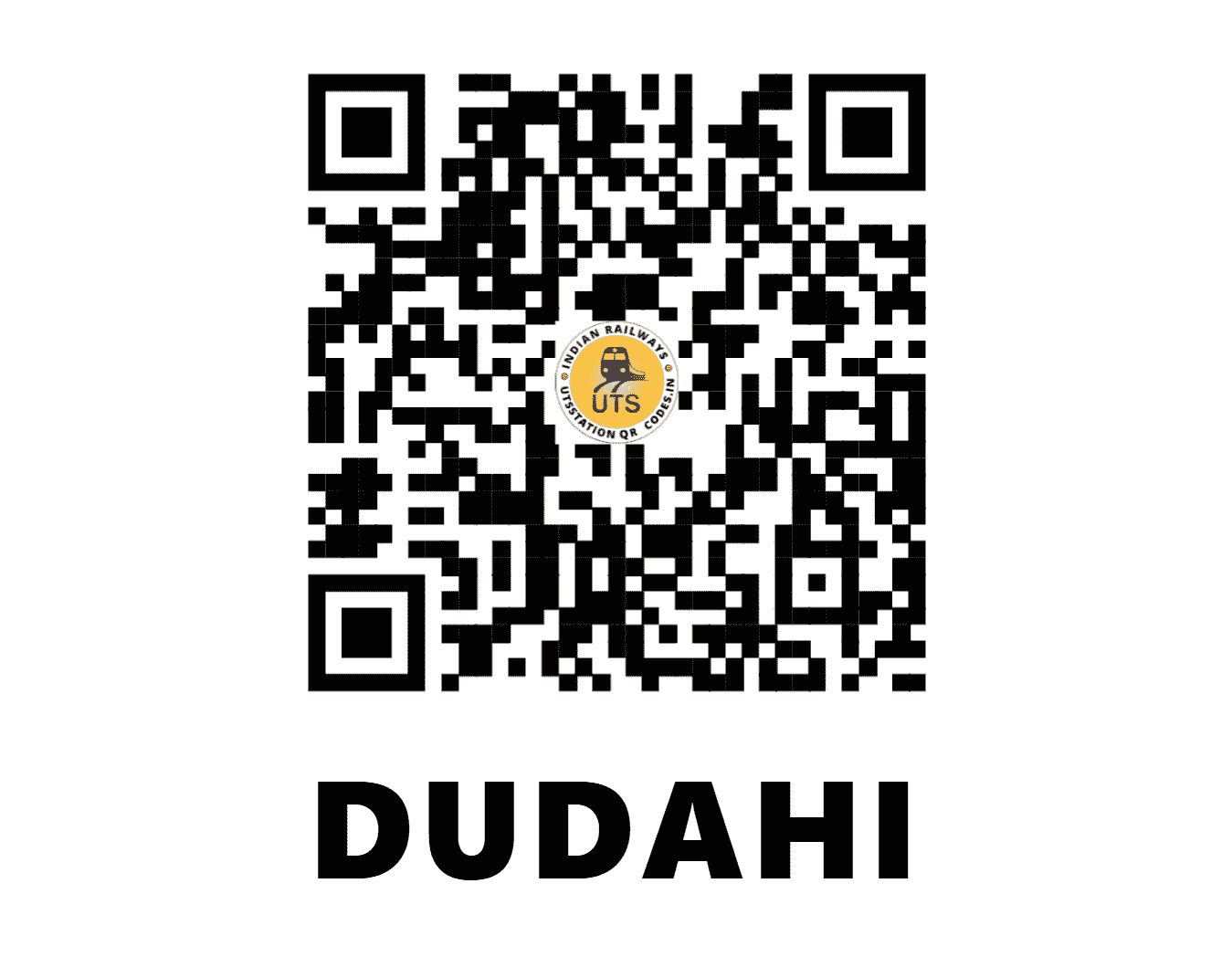 UTS QR Code for DUDAHI - DUE - NE (UTTAR PRADESH)